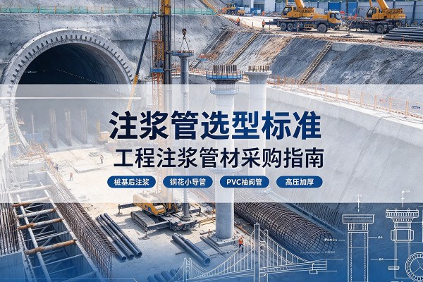 怀化注浆管选型标准