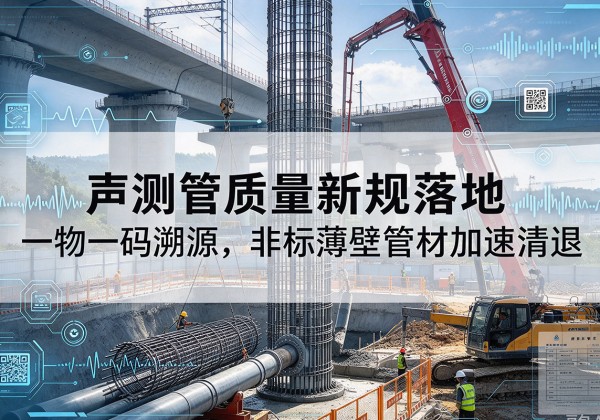 怀化声测管质量新规落地，一物一码溯源，非标薄壁管材加速清退