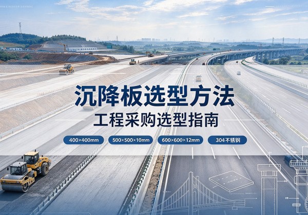 怀化沉降板选择方法